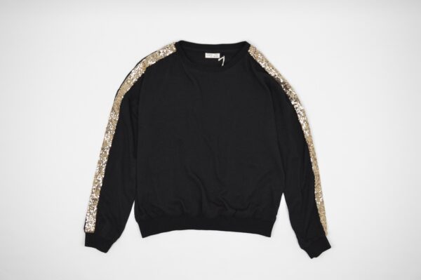 Sweatshirt med paljetter