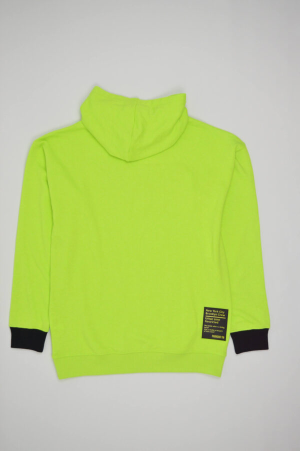 Neon grön hoodie - Bild 2